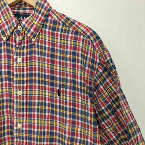 ラルフローレン RALPH LAUREN BLAIRE 半袖ボタンダウンシャツ メンズ import:S