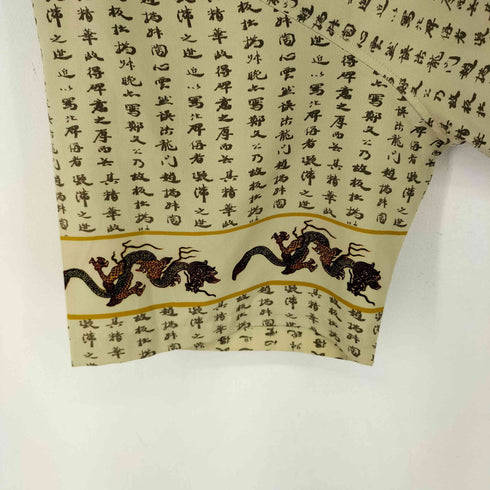 7 diamond ドラゴンプリント S/S オープンカラーシャツ メンズ import:XL
