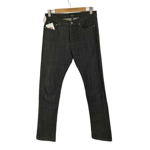 アーペーセー A.P.C. ストレートブラックデニムパンツ メンズ 29