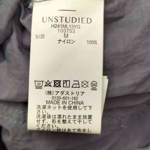 アンスタディード UNSTUDIED ナイロンパラシュートパンツ メンズ JPN:M