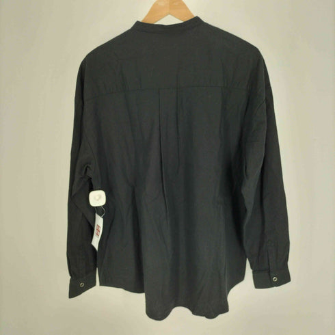 ユニット uniit コットンリネン バンドカラー シャツ メンズ JPN:M