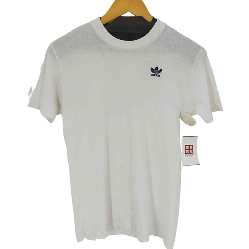 アディダスオリジナルス adidas Originals デサント製 トレフォイルロゴ刺繍 S/S TEE チビT レディース 90-4