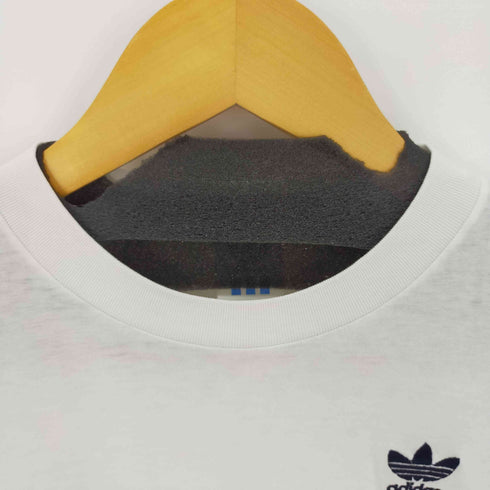 アディダスオリジナルス adidas Originals デサント製 トレフォイルロゴ刺繍 S/S TEE チビT レディース 90-4