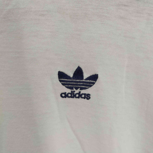 アディダスオリジナルス adidas Originals デサント製 トレフォイルロゴ刺繍 S/S TEE チビT レディース 90-4