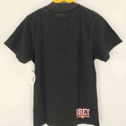 オベイ OBEY BOX LOGO PRINT S/S TEE レディース JPN:M