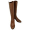 HIPS SAINT TROPEZ バックベルト バックジップ レザーロングブーツ レディース JPN:24.5