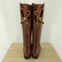 HIPS SAINT TROPEZ バックベルト バックジップ レザーロングブーツ レディース JPN:24.5