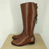 HIPS SAINT TROPEZ バックベルト バックジップ レザーロングブーツ レディース JPN:24.5