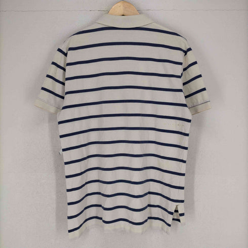 ポロバイラルフローレン Polo by RALPH LAUREN ポニー刺繍ボーダー柄ポロシャツ メンズ JPN:L