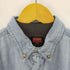 ラングラー Wrangler ボタンダウンS/Sデニムシャツ 企業 プリント メンズ JPN:XL