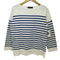セントジェームス SAINT JAMES ナヴァル バスクシャツ マリンボーダー ロングスリーブボートネックTシャツ レディース US 14