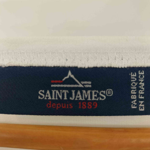 セントジェームス SAINT JAMES ナヴァル バスクシャツ マリンボーダー ロングスリーブボートネックTシャツ レディース US 14