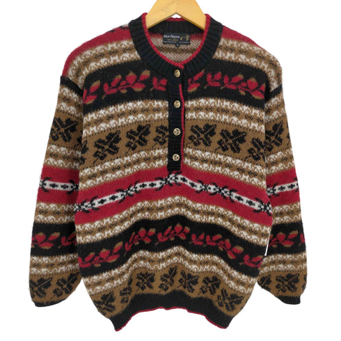 Mon Repos アルパカ ヘンリーネックニット レディース import:S