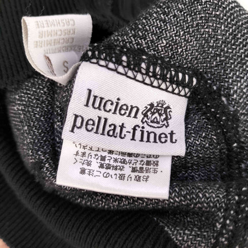 ルシアンペラフィネ Lucien Pellat-Finet カシミヤ混 ジップアップニットパーカー メンズ import:S