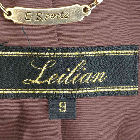 レリアン Leilian 千鳥格子 ショートダブルジャケット レディース JPN:9号