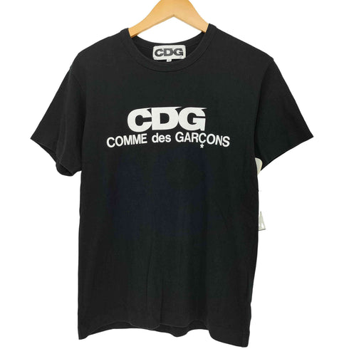 シーディージーコムデギャルソン CDG COMME des GARCONS フロントロゴプリント クルーネックシャツ レディース M