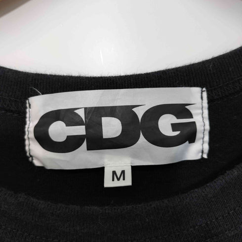シーディージーコムデギャルソン CDG COMME des GARCONS フロントロゴプリント クルーネックシャツ レディース M