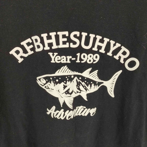 アーチロゴカットソー 魚 エンボス加工 メンズ import:M