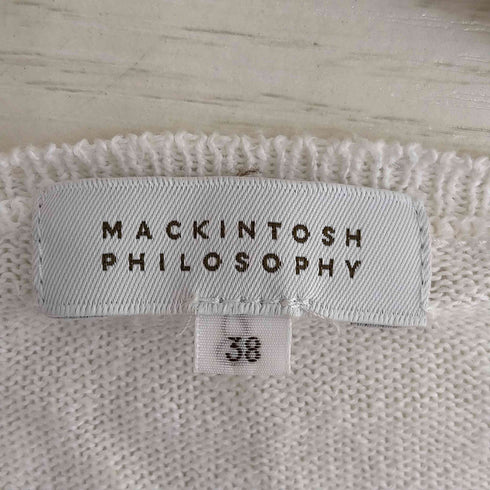 マッキントッシュフィロソフィー MACKINTOSH PHILOSOPHY サマーニット 半袖カーディガン レディース EUR:38