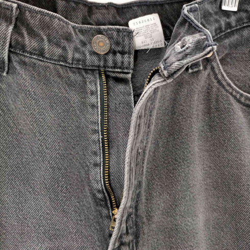 リーバイス Levis 90S USA製 512 slim fit 先染めブラック テーパード レディース JPN:S