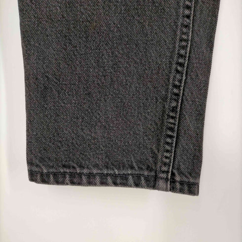 リーバイス Levis 90S USA製 512 slim fit 先染めブラック テーパード レディース JPN:S