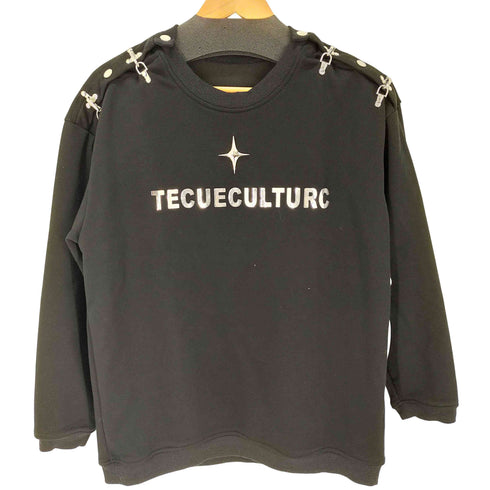 TECUECULTURC スタッズ ロゴ オーバーサイズ トレーナー メンズ JPN:M