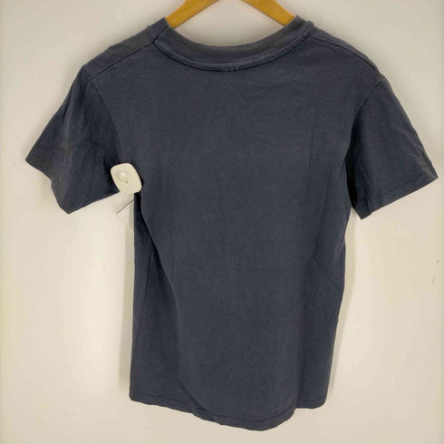 ヘインズ Hanes 90S USA製 ナス紺 クルーネックTシャツ シングルステッチ メンズ JPN:S