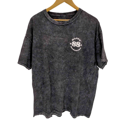 HAPPY 88 製品染め ロゴクルーネックTシャツ メンズ JPN:XL