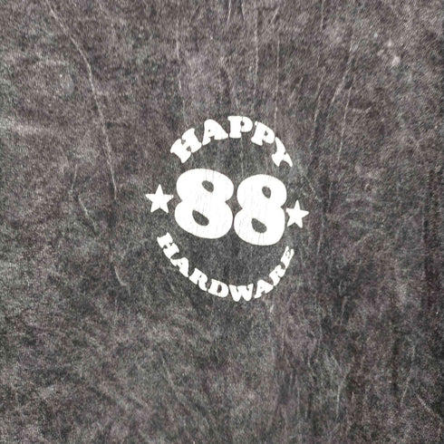 HAPPY 88 製品染め ロゴクルーネックTシャツ メンズ JPN:XL
