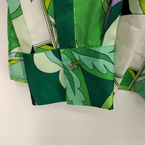 ザラ ZARA 総柄プリント L/S シャツ メンズ import:L