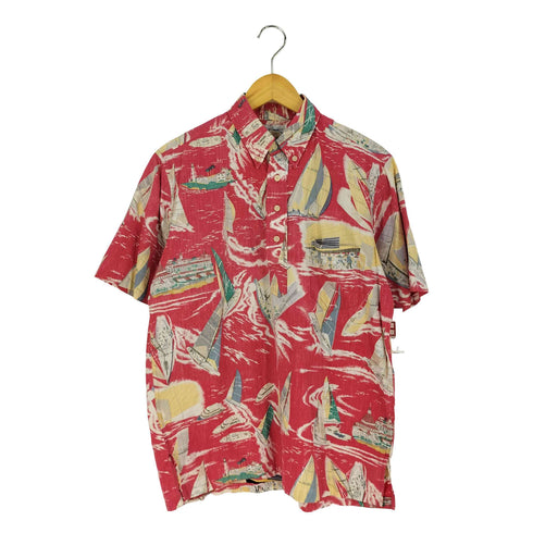 レインスプーナー Reyn Spooner 90s ハーフボタン プルオーバーアロハシャツ メンズ import:M
