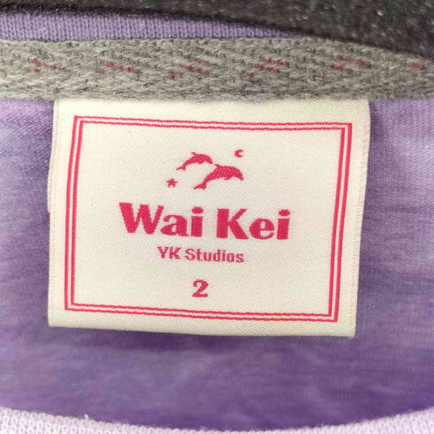 ワイケイ Wai Kei フロントプリント S/S タイダイTシャツ メンズ JPN:2