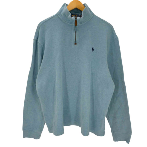 ポロラルフローレン POLO RALPH LAUREN スモールポニー刺繍ハーフジップスウェット メンズ JPN:XL