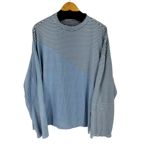 LA MER MAMAISON ボーダー切替 L/S Tシャツ メンズ FREE