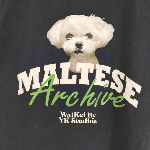 ワイケイ Wai Kei フロントプリント S/S Tシャツ 犬 メンズ JPN:2