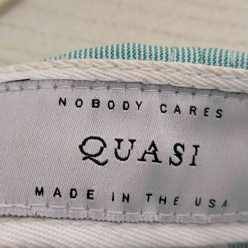 quasi USA製ロゴ刺繍キャップ レディース