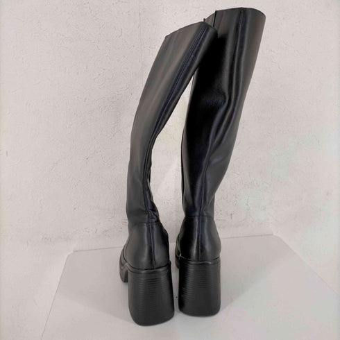 スティーブマデン STEVE MADDEN レザーロングブーツ レディース 7.5M