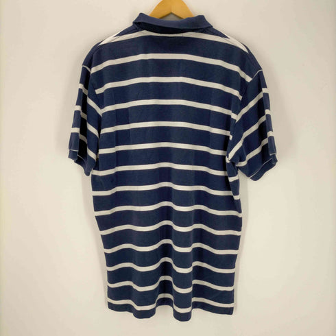 ポロバイラルフローレン Polo by RALPH LAUREN S/S スモールポニー刺繍ボーダーポロシャツ メンズ JPN:XL