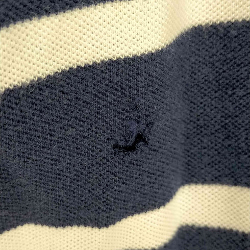 ポロバイラルフローレン Polo by RALPH LAUREN S/S スモールポニー刺繍ボーダーポロシャツ メンズ JPN:XL