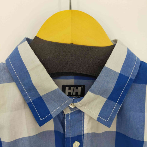 ヘリーハンセン HELLY HANSEN 1ポケット ブロックチェック S/S シャツ フラップポケット メンズ import:L