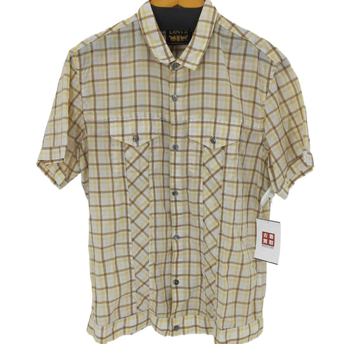 リーバイス Levis トラッカーチェック S/S シャツ メンズ import:L
