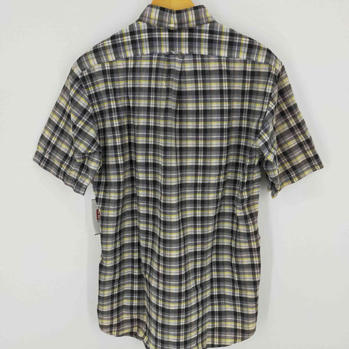 ジェイプレス J.PRESS 1ポケットチェック S/S シャツ メンズ import:M