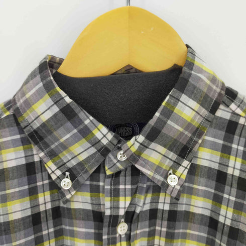 ジェイプレス J.PRESS 1ポケットチェック S/S シャツ メンズ import:M
