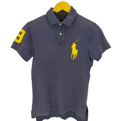 ポロバイラルフローレン Polo by RALPH LAUREN CUSTOM FIT ポニー刺繍 半袖ポロシャツ メンズ import:S