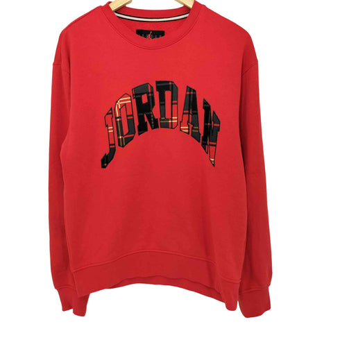 ジョーダンブランド JORDAN BRAND 裏起毛 フロントロゴクルーネックスウェット メンズ JPN:S