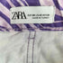 ザラ ZARA マーブルパターン ハイウエスト デニムパンツ レディース USA6