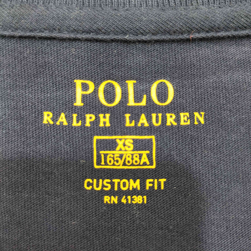 ポロラルフローレン POLO RALPH LAUREN ポニー刺繍 VネックTシャツ レディース import:XS