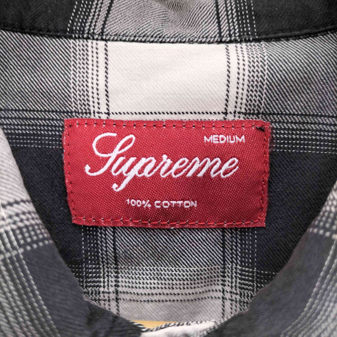 シュプリーム Supreme Checked L/S Shirt メンズ import:M