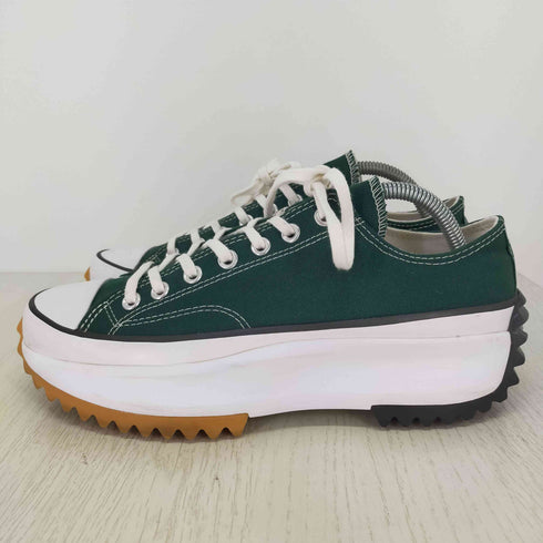 コンバース CONVERSE 韓国規格 RUN STAR HIKE MID NIGHT GREEN LOW CUT ランスターハイクローカット メンズ JPN:27.5