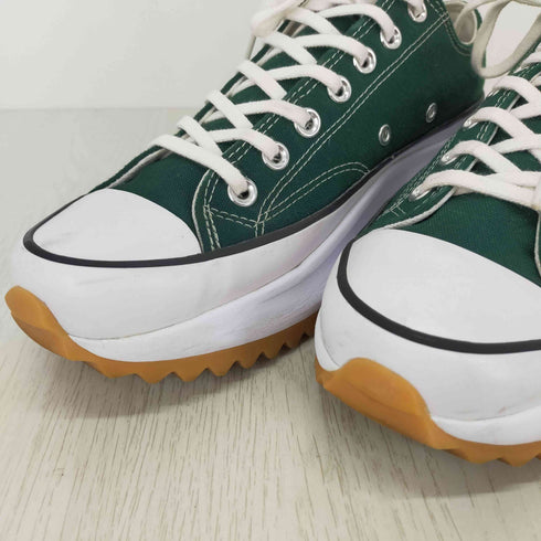 コンバース CONVERSE 韓国規格 RUN STAR HIKE MID NIGHT GREEN LOW CUT ランスターハイクローカット メンズ JPN:27.5